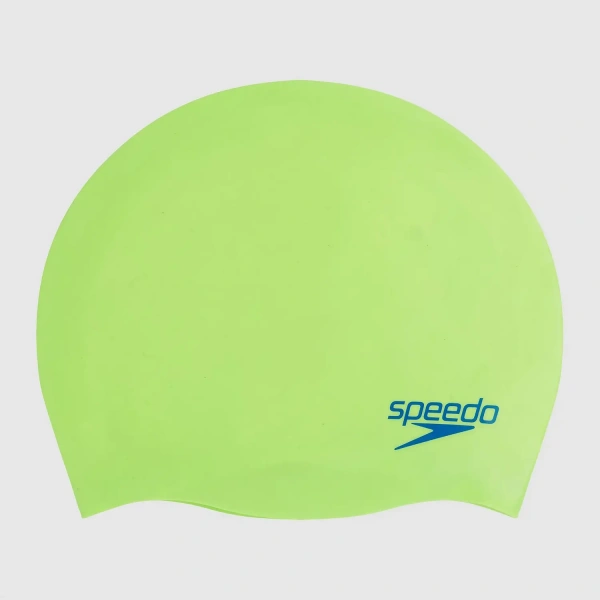 Шапочка для плавания Speedo Moulded Silc, силикон (салатовый)